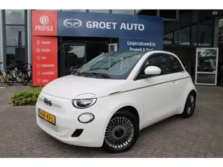 Fiat 500 C Icon 42 kWh Cabrio Automaat Bomvolle auto, oa met Airco Navi Camera Stoelverwarming Carpl