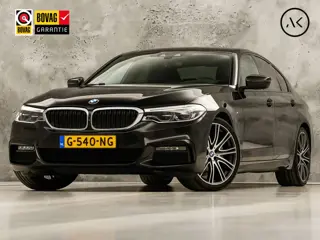 BMW 5 Serie 520i M Sport High Executive 184Pk Automaat (GROOT NAVI, M PAKKET, 360 CAMERA, MEMORY SEA