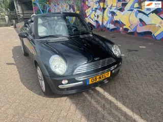 Mini 3-Deurs 1.6 Cooper Chili leer airco verwarmde stoelen 131 dkm boeken aanwezig werkende kap. Rij