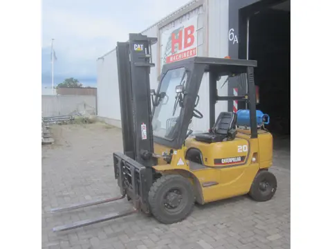 Caterpillar GP20K, LPG-gas, duplo, side shift, vorkverstelling.