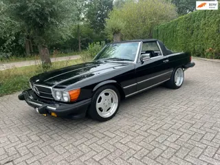 Mercedes-Benz 560 SL AIRCO 1E LAK ZWART ZEER MOOI
