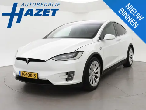 Tesla Model X 75D 333 PK BASE + TREKHAAK 2250 KG | STOELVERW. V+A | CAMERA | LUCHTVERING