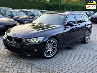 BMW 3-serie Touring 316i High Executive M Sport|Nieuwe Ketting + Klepseals|Leder|Trekhaak|Cruise con
