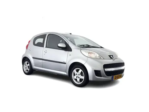 Peugeot 107 1.0-12V Black & Silver *AIRCO | COMFORT-SEATS | RADIO-CD | PRIVACY-GLASS | 14''ALU*