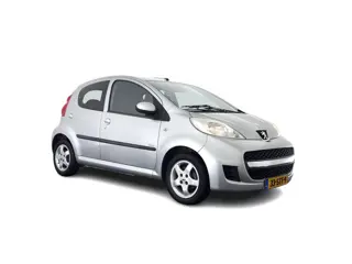 Peugeot 107 1.0-12V Black & Silver *AIRCO | COMFORT-SEATS | RADIO-CD | PRIVACY-GLASS | 14''ALU*