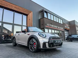 MINI Cabrio 2.0 John Cooper Works JCW Pack F1 aut 231pk/Rooftop grey/Bruin leer/Hk/Camera/Btw