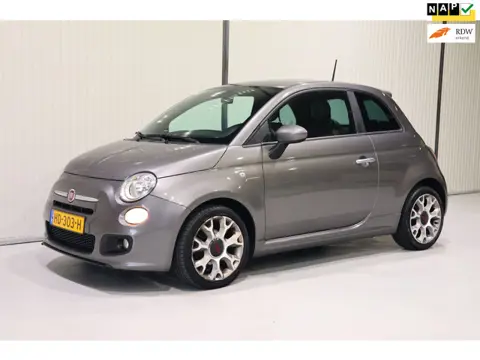 Fiat 500 0.9 TwinAir Turbo 500S NETTE STAAT - LM VELGEN - LEER - NWE APK!