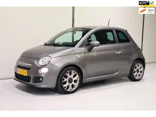 Fiat 500 0.9 TwinAir Turbo 500S NETTE STAAT - LM VELGEN - LEER - NWE APK!