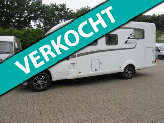 Hymer T598 Semi integraal Queensbed Hefbed bj2018