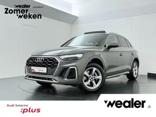 Audi Q5 50 TFSI e S edition | 299 PK | SoH 100% | Trekhaak | Panoramadak | Matrix LED koplampen | Vi