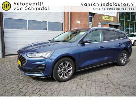 Ford FOCUS Wagon 1.0 ECOBOOST HYBRID TITANIUM STYLE ORIGINEEL NEDERLANDS DEALER ONDERHOUDEN NAVIGATI