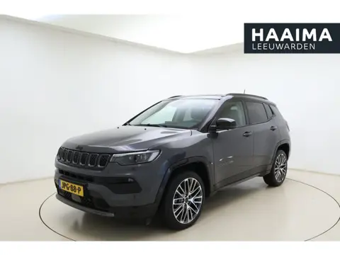 Jeep Compass 1.5T e-Hybrid S | Automaat | Rondomzicht Camera | Lederen bekleding | Stoel & Stuurverw
