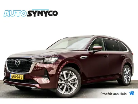 Mazda CX-80 2.5 e-SkyActiv PHEV 7 Persoons Takumi Plus I Panoramadak I Widescreen Navi I Lederen Sto