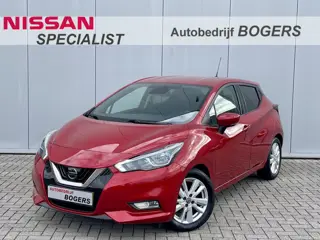 Nissan Micra 1.0 IG-T N-Connecta Navigatie, Airco, Cruise Control, Keyless Entry, Afn.Trekhaak, 16"L