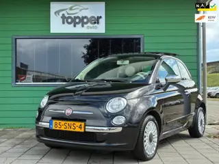 Fiat 500 1.2 Lounge|1e Eigenaar|D-riem v.v.|Panoramadak|Airco|Lm-Velgen|Nieuwe APK|NAP|