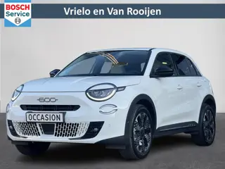 Fiat 600 1.2 Hybrid La Prima | Leer | ACC | Stoelverwarming | Massage | Clima | Camera | Navi | Elek
