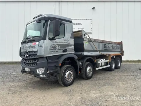 MB Trac AROCS 3240 8x4 Twin-Steer Quad/A Dump Truck