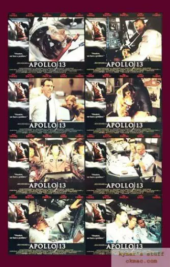 APOLLO 13 lobbycard set.