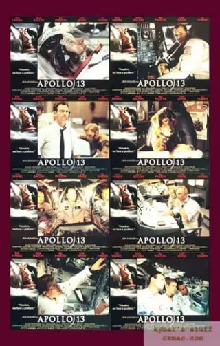 APOLLO 13 lobbycard set.