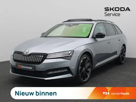 Skoda Superb Combi 1.4 TSI iV Sportline Business 218PK DSG Panoramadak, Trekhaak, 360gr. Camera, Key