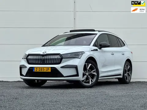 Skoda Enyaq 60 Sportline Org NL Pano Warmtepomp SOH 93% Head up Canton audio Crystal Grille 360 Came
