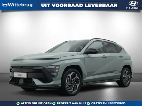 Hyundai KONA 1.6 GDI HEV N Line Full Hybride Automaat met Navigatie, Adaptive Cruise Control en Spor