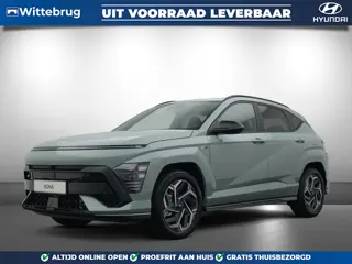 Hyundai KONA 1.6 GDI HEV N Line Full Hybride Automaat met Navigatie, Adaptive Cruise Control en Spor