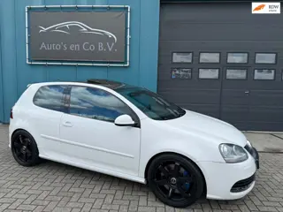 Volkswagen Golf 3.2 R32 Dsg Automaat Leder Clima Elec dak Cruise 19" Akrapovic uitlaat Navigatie bi-