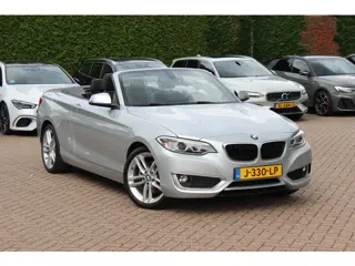 BMW 2 Serie Cabrio 220i Luxury / Trekhaak / Half Leder / Navigatie / Parkeerhulp achter / 17'' / Sto