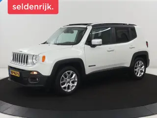 Jeep Renegade 1.4 MultiAir Limited | Panoramadak | Leder | Cruise control | Trekhaak | Dodehoek dete