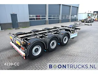 D-Tec FLEXITRAILER LS | 2x20-30-40-45ft HC * 2x LIFT ACHSE * 2x AUSZIEHBAR * 9x VERFÜGBAR