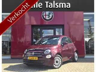 Fiat 500 1.2 Lounge 4 Cilinder | 7" Scherm | Parkeersensoren | Cruise Control