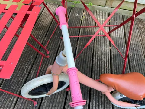 loopfiets met zwenkwielen