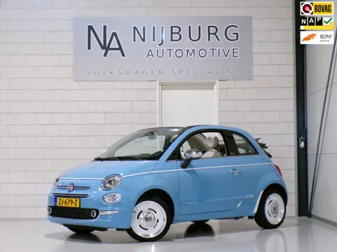 Fiat 500 C 0.9 TwinAir Turbo Spiaggina 58 "Origineel NL!" Apple-Carplay Parkeersensoren Navigatie Cr