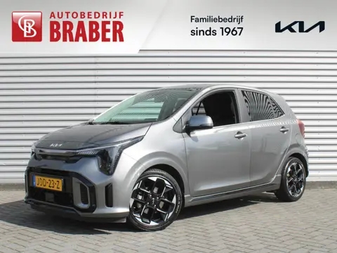 Kia Picanto 1.0 DPI GT-Line | Schuif-/kanteldak | Stuur-/stoelverwarming | Navi | Clima | Cruise | C
