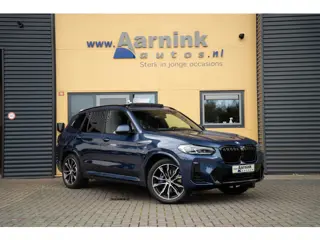 BMW X3 30E 292 pk Phev X-drive M-sport panoramadak, trekhaak, lederen bekl, 20 inch velgen, black pa