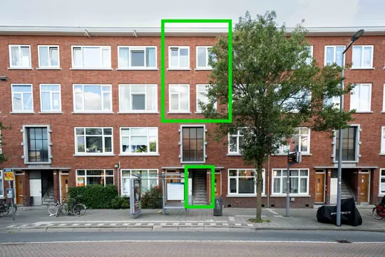 Woning aan de Verboomstraat te Rotterdam