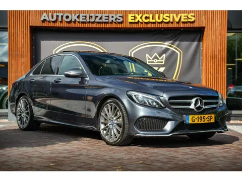 Mercedes-Benz C-klasse 200 Prestige AMG Panoramadak Leer Camera Stoelverw. Navigatie Cruise