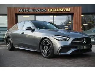 Mercedes-Benz C-klasse 180 Business Solution AMG Burmester Stuurverw. Adapt. Cruise LED Leer Alcanta