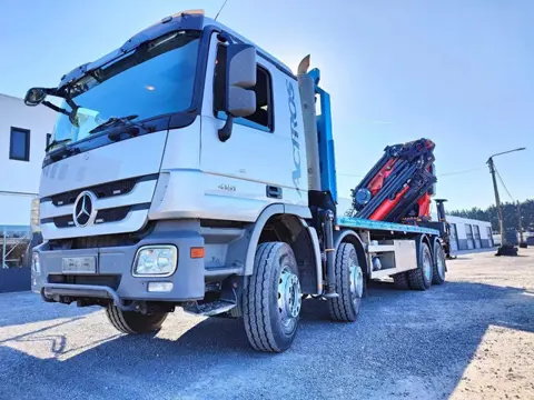 Mercedes-Benz Actros 4151 V8 8x4 Palfinger PK78002 + Fly Jib Roofcrane Dachdecker Montagekran