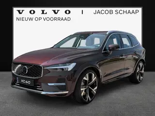 Volvo XC60 T6 Plug-in hybrid AWD Ultra Bright / 22" Velgen / Luchtvering / Mulberry Red / Blond geve