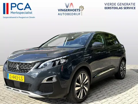 Peugeot 3008 130 Pk Benzine Zeer Luxe * Navigatie * Zwart Lederen Interieur met Elektrisch verst. st