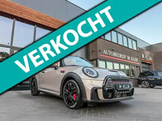 MINI Cabrio 2.0 John Cooper Works JCW Pack F1 aut Rooftopgrey/Bruin leer/Camera/Navi/Hk/Vol