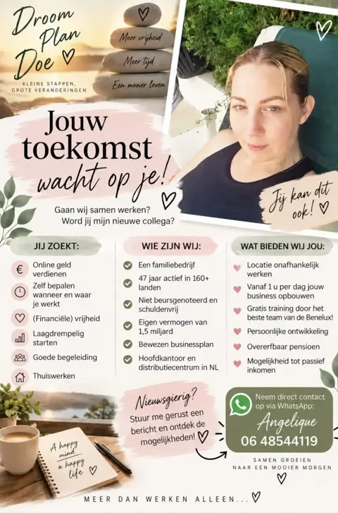 Flexibel vanuit huis iets voor jezelf opbouwen?