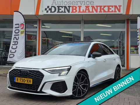 Audi A3 Limousine 30 TFSI S edition Automaat BJ.2021 / Panodak / Navi / Led Kopl. / Half Leer / Spor