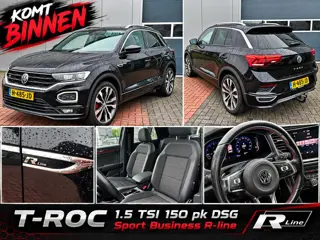 Volkswagen T-Roc 1.5 TSI 150pk DSG Sport Business R-Line Led,Trekhaak ,Navi, Achteruitrijcamera, Vir