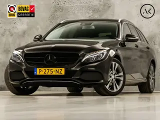 Mercedes-Benz C-Klasse 180 AMG Sport Automaat (GROOT NAVI, LEDER, STOELVERWARMING, GETINT GLAS, SPOR