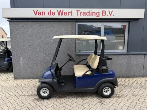 Golfcar CLUBCAR PRECEDENT 2 zitter Golfkar Golfcart 2007 Met Lader blauw