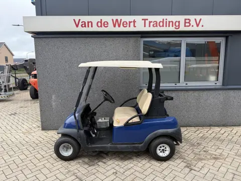 Golfcar CLUBCAR PRECEDENT 2 zitter Golfkar Golfcart 2004 Met Lader blauw