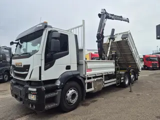 Iveco Stralis 400 XWAY 146.000 KM !!! HIAB CRANE X-DUO 112 KIPPER